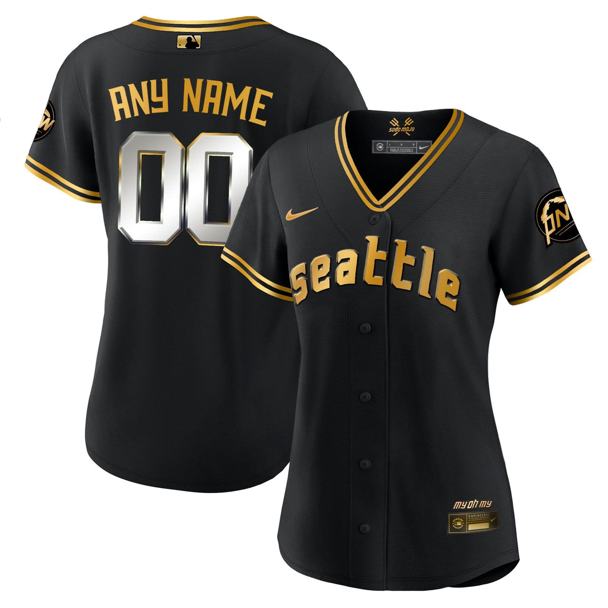 SM 2023 City Connect Gold Custom Jersey - Stitched