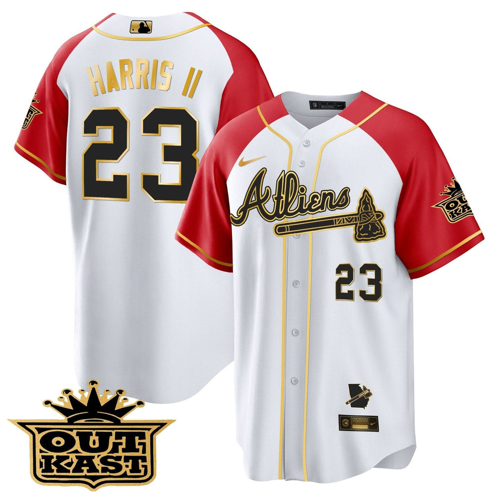 AB Atliens Gold Alternate Cool Base Jersey - Stitched