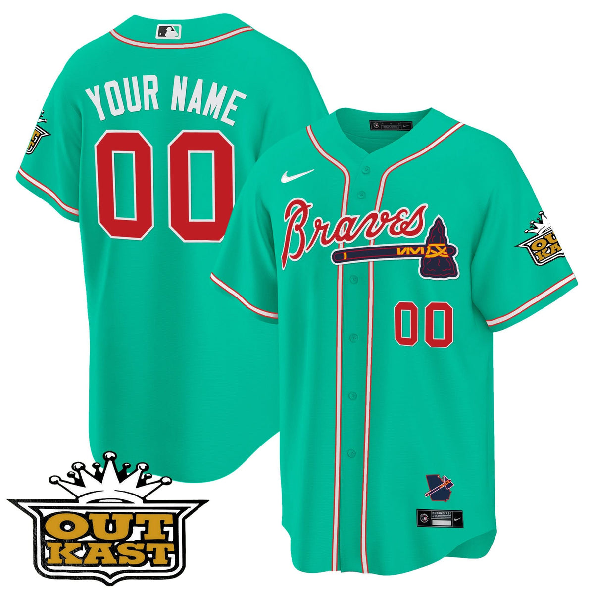 AB Outkast Cool Base Custom Jersey - Galaxy Version - Stitched