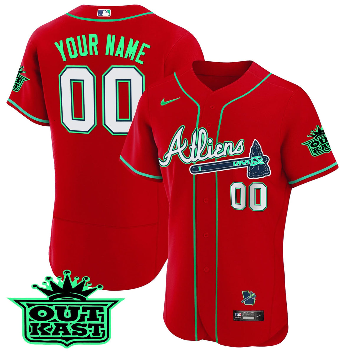 AB Atliens Flex Base Custom Jersey - Galaxy Version - Stitched