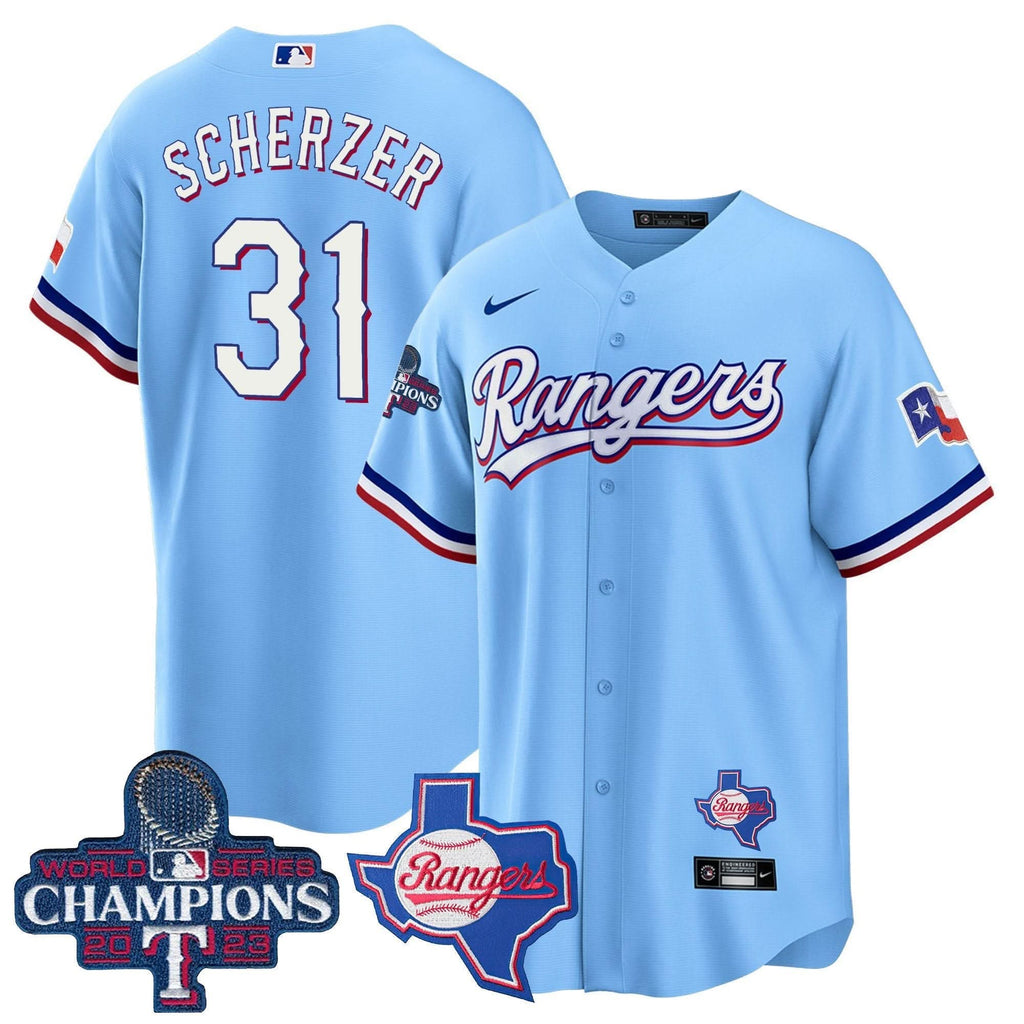 TR 2023 World Series Champions Cool Base Jersey V2 - Stitched