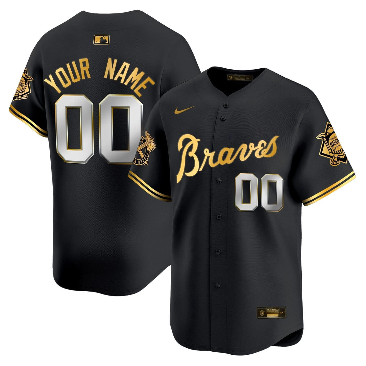 AB Peaches n' Cream Vapor Premier Limited Custom Jersey - Stitched