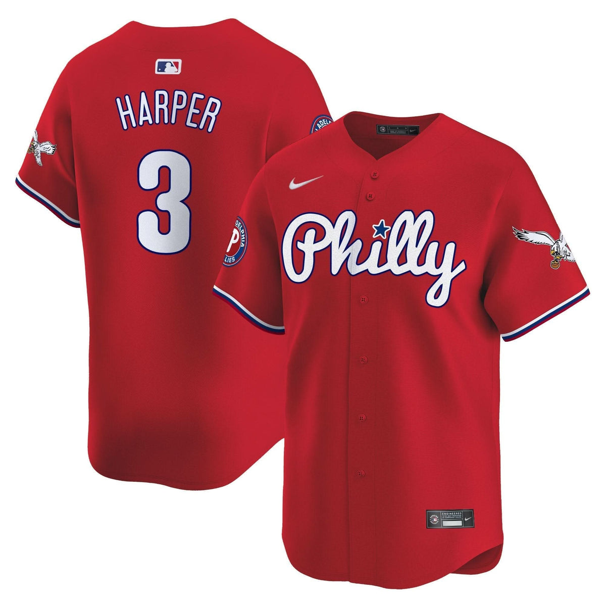 PP & PHI Vapor Premier Limited Jersey - Stitched