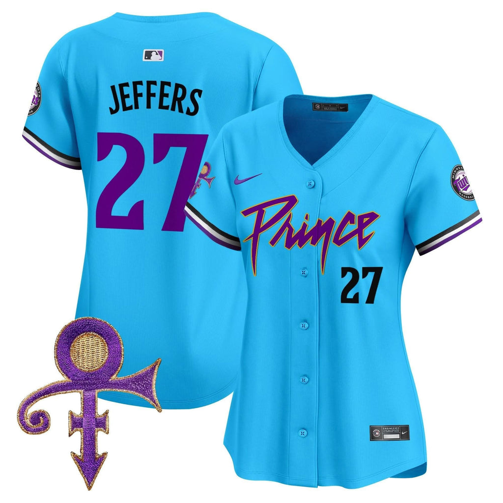 WoMinnesota Twins Prince Patch Vapor Premier Limited Jersey V4 - Stitched