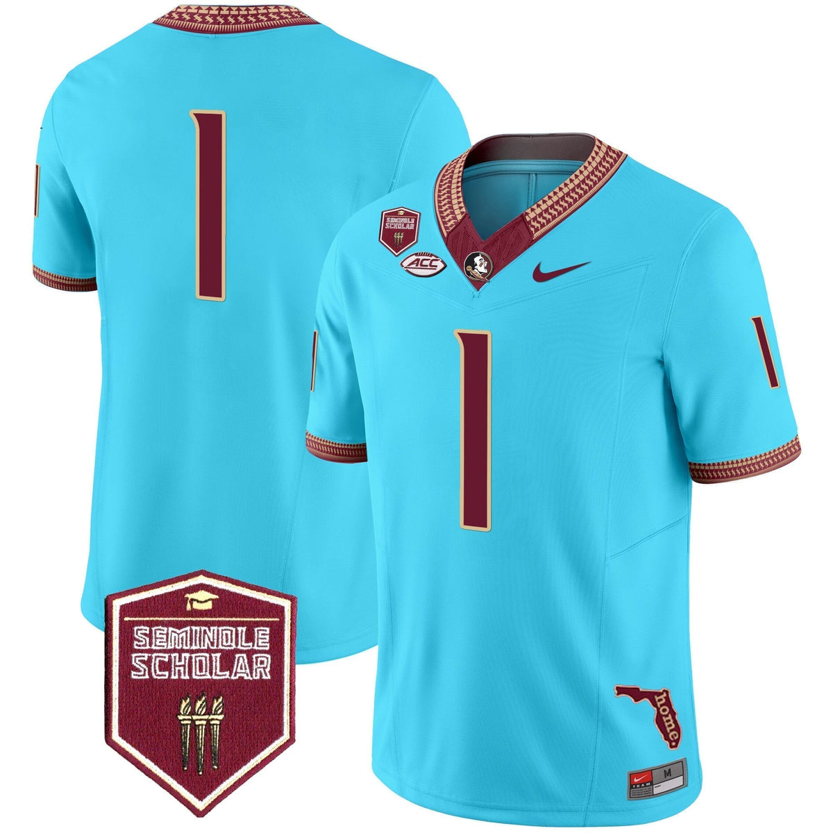 FSS 2025 Seminole Scholar Patch Vapor Limited Jersey