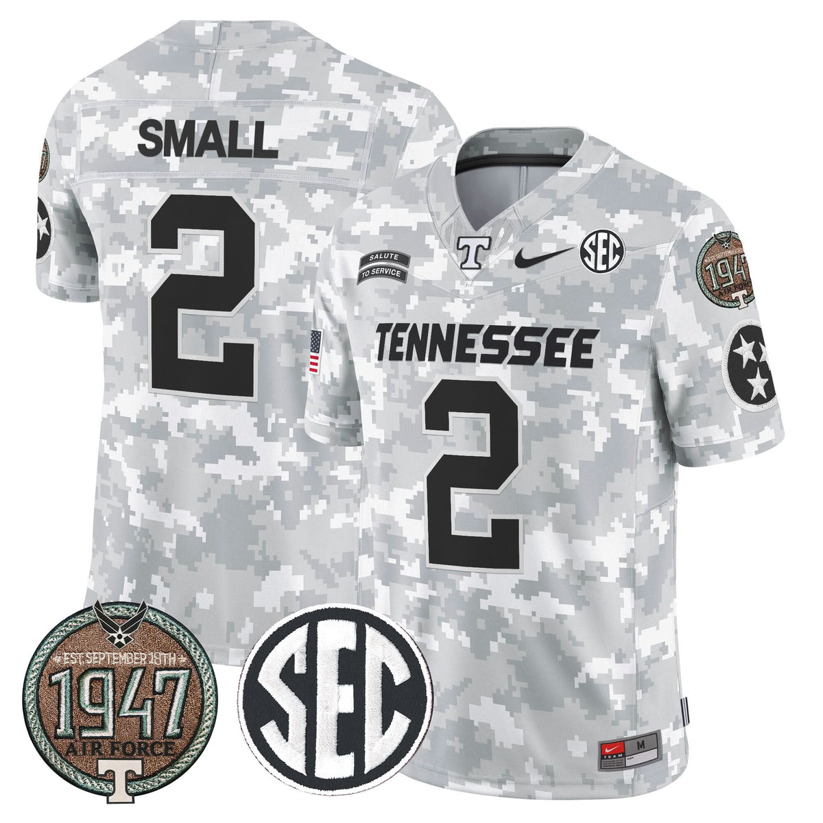 TV 2024 Salute to Service Establishment Year Patch Vapor Limited Jersey