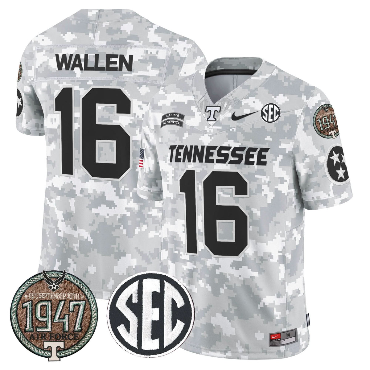 TV 2024 Salute to Service Establishment Year Patch Vapor Limited Jersey