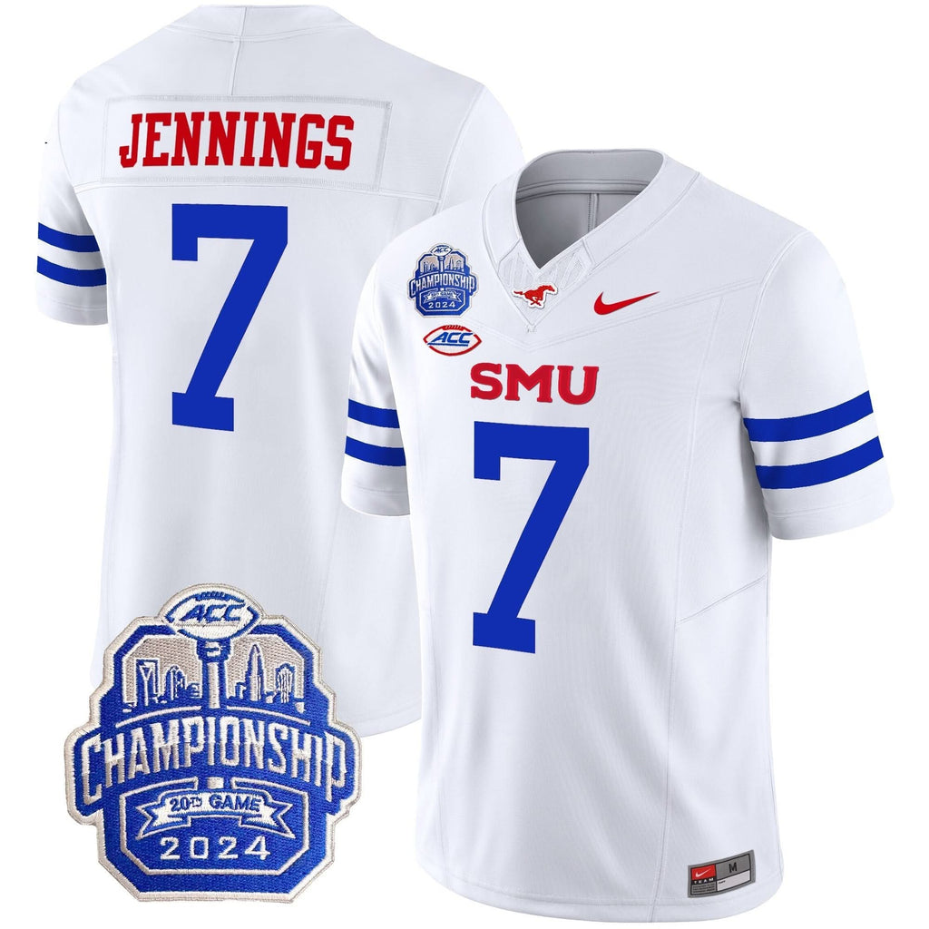 SMU 2024 ACC Championship Patch Vapor Limited Jersey