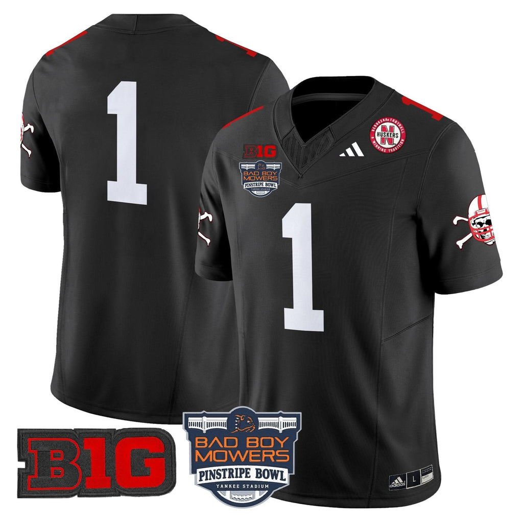 NC 2025 Pinstripe Bowl Patch Vapor Limited Jersey
