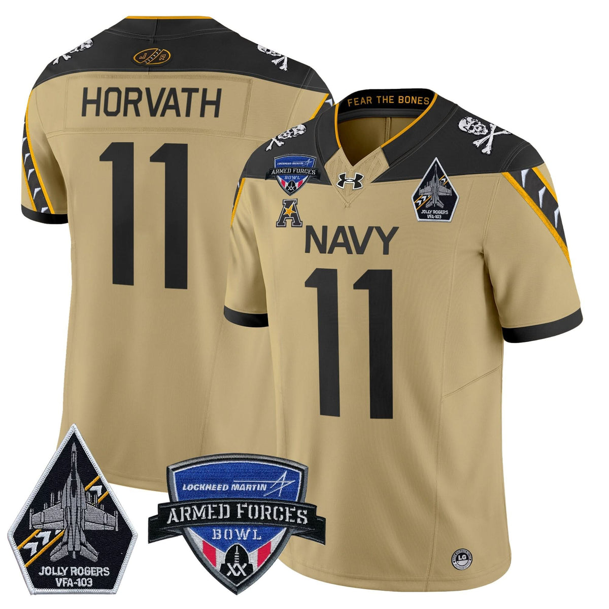 NM 2025 Armed Forces Bowl Patch Vapor Limited Jersey