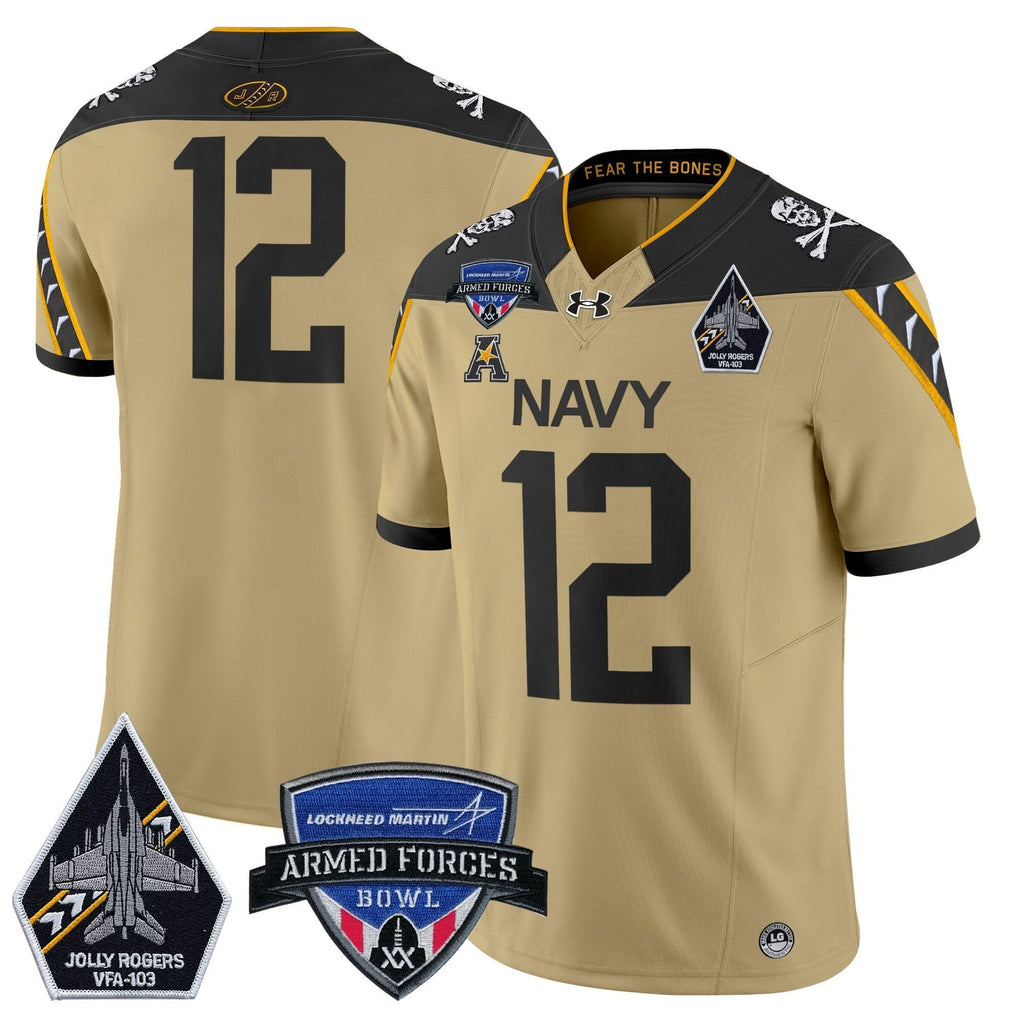 NM 2025 Armed Forces Bowl Patch Vapor Limited Jersey