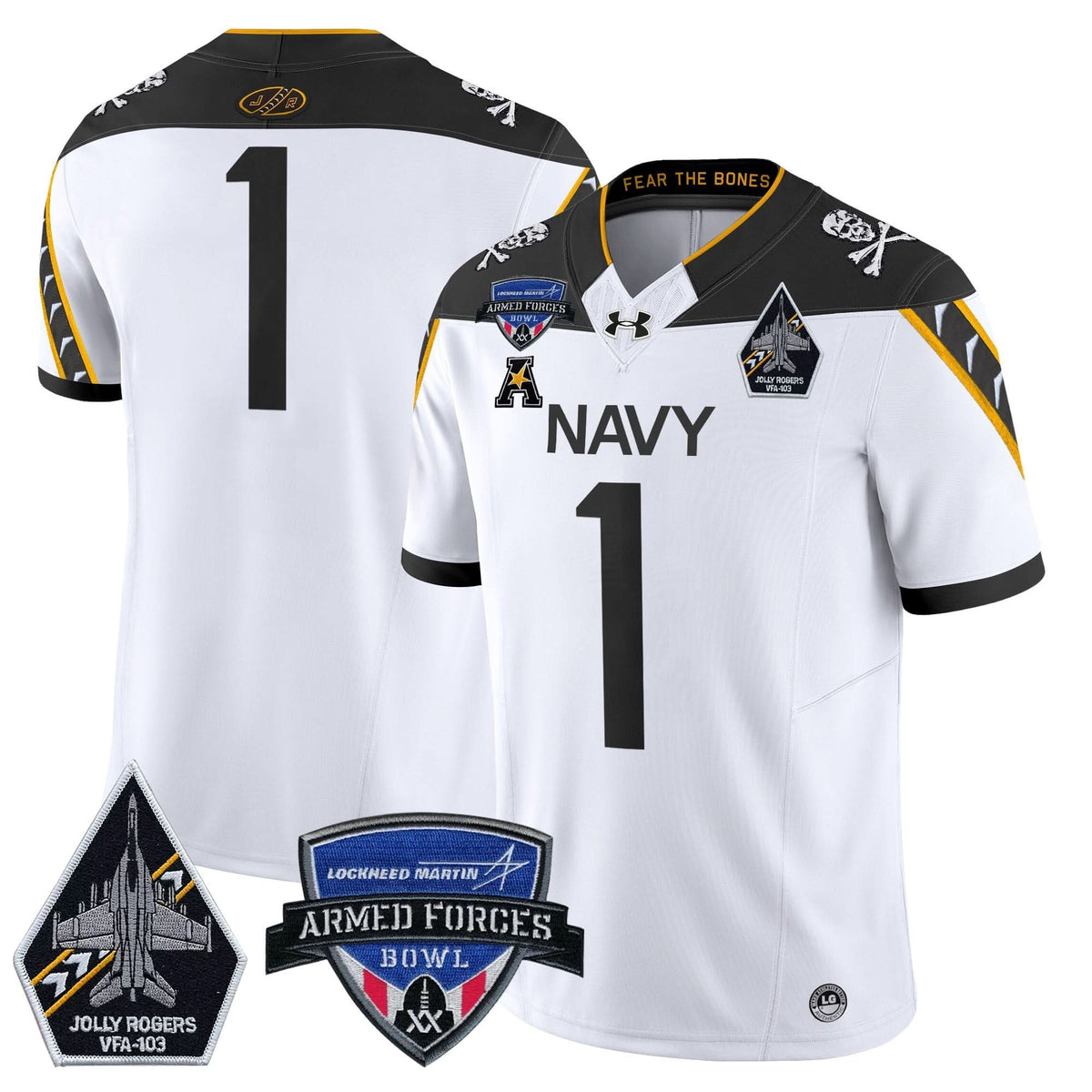 NM 2025 Armed Forces Bowl Patch Vapor Limited Jersey