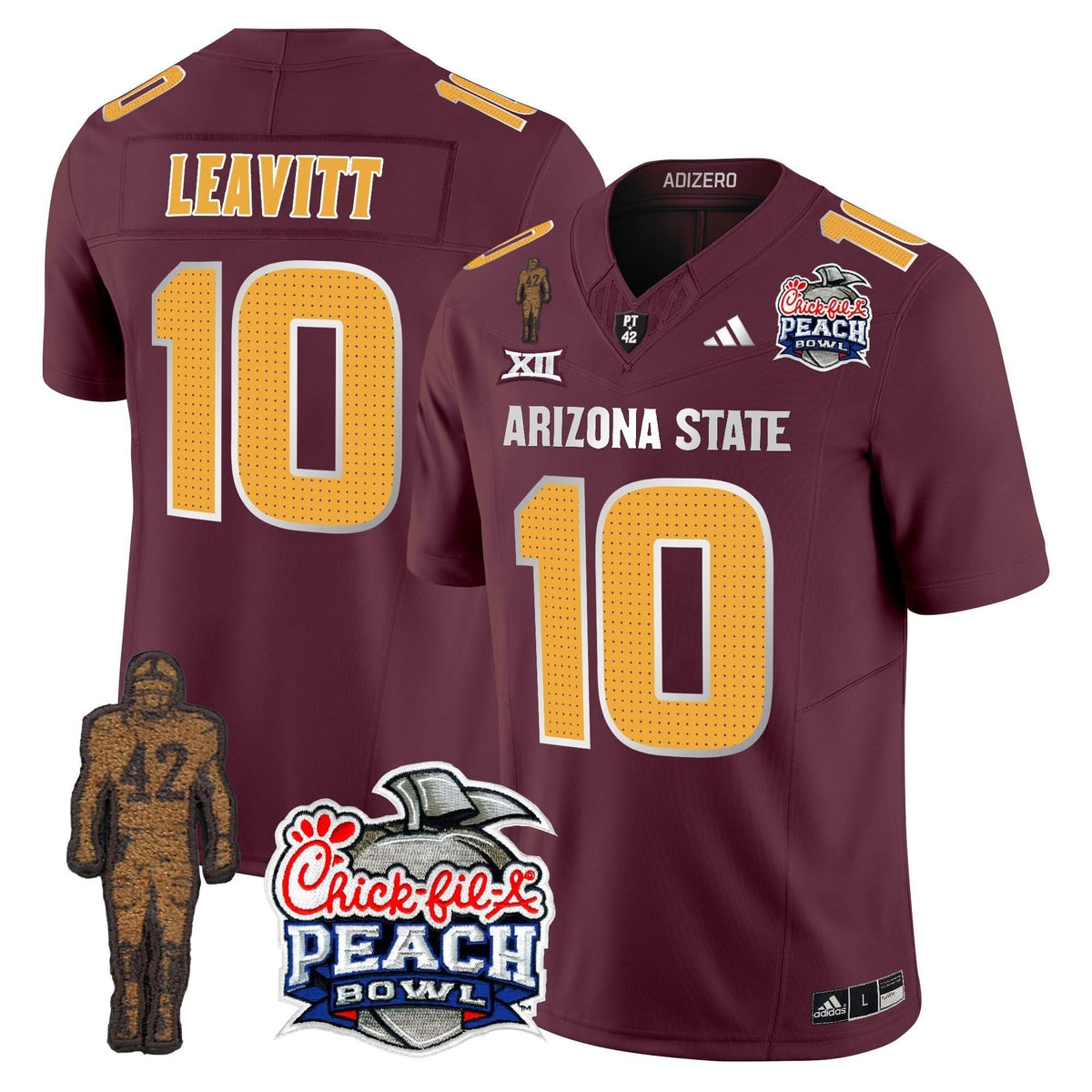 SD Pat Tillman & Peach Bowl Patch Vapor Limited Jersey V2