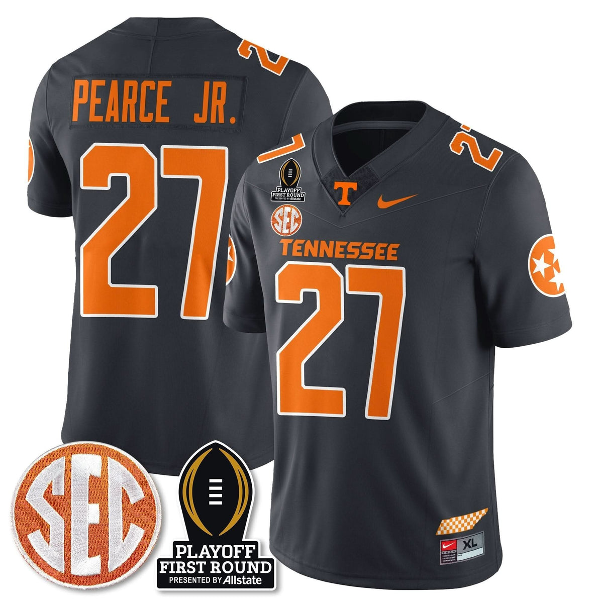 TV Football Jersey - Playoff First Round Patch