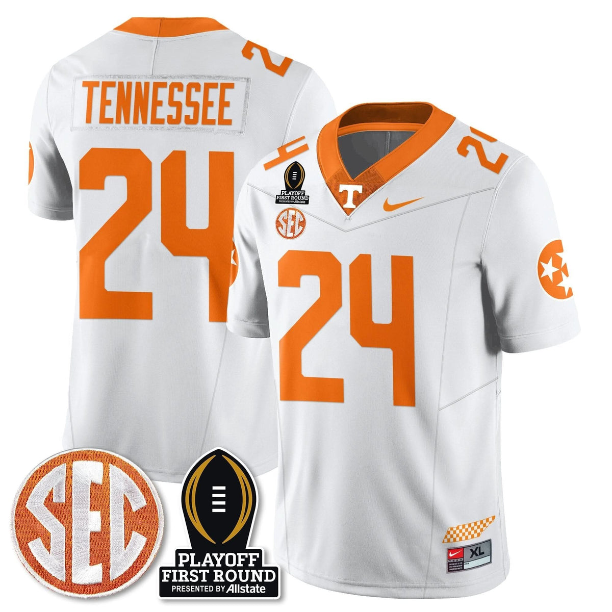 TV Football Jersey - Playoff First Round Patch