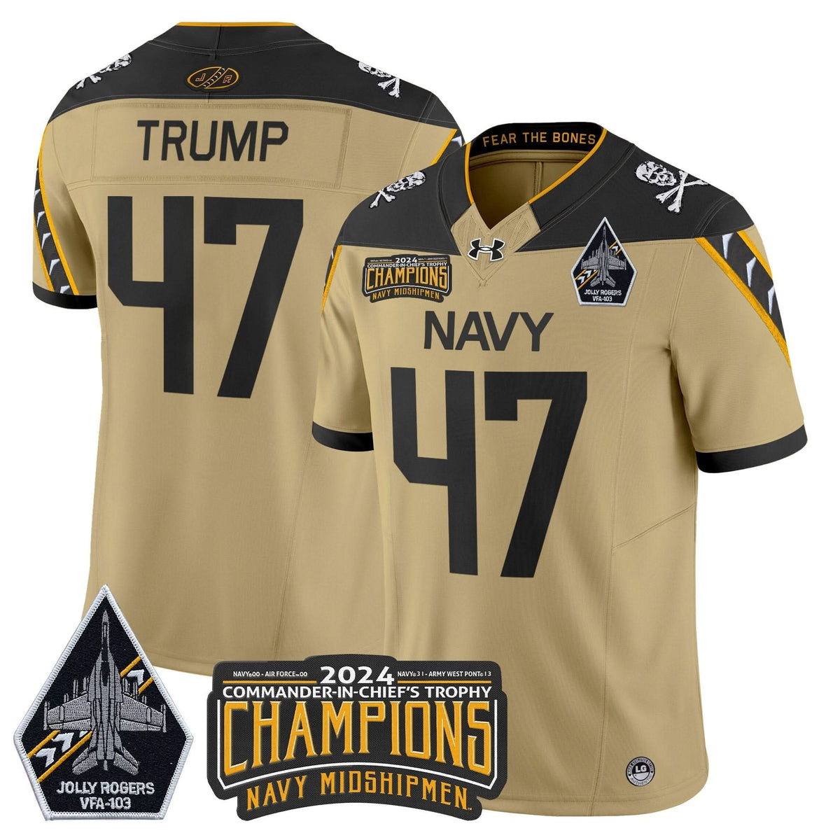 NM 2024 Commander-In-Chief's Trophy Champions Patch Vapor Limited Jersey