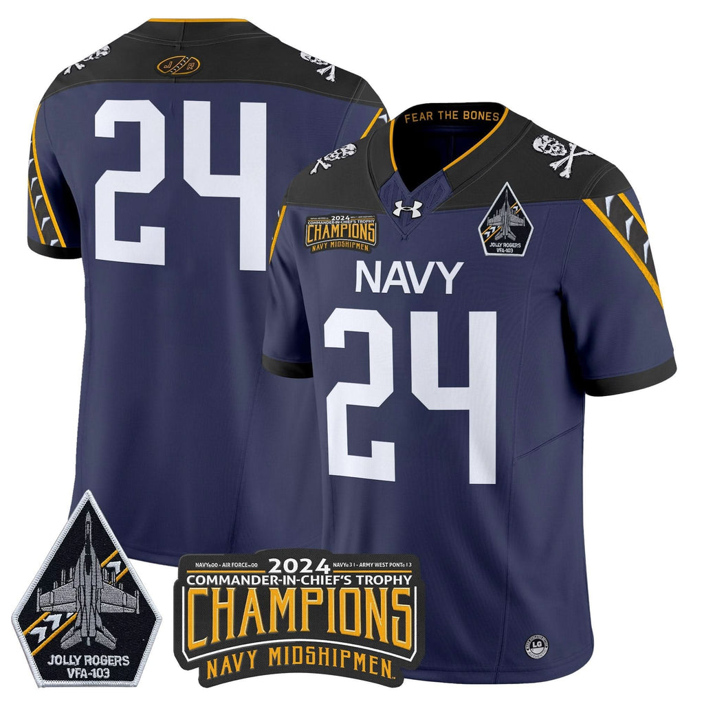 NM 2024 Commander-In-Chief's Trophy Champions Patch Vapor Limited Jersey
