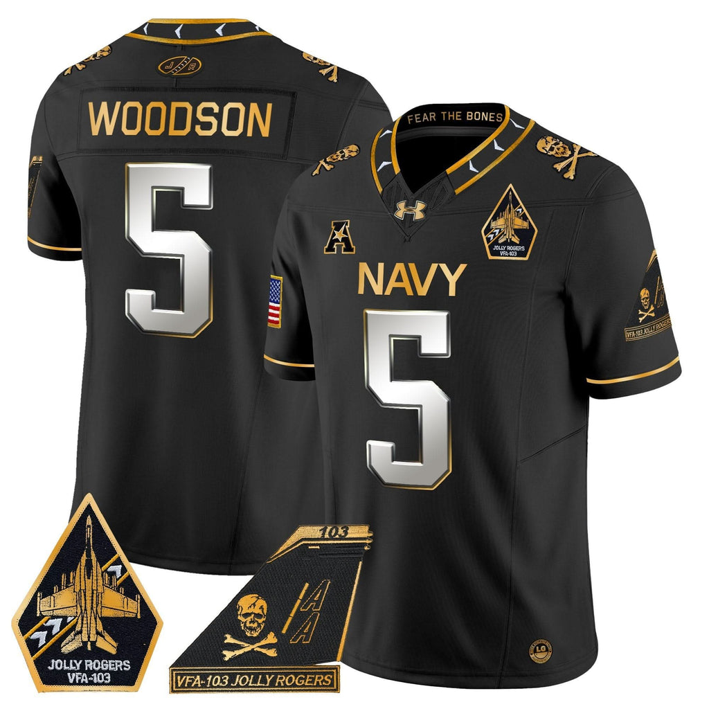 NM 2024 Jolly Rogers Patch Gold Vapor Limited Jersey