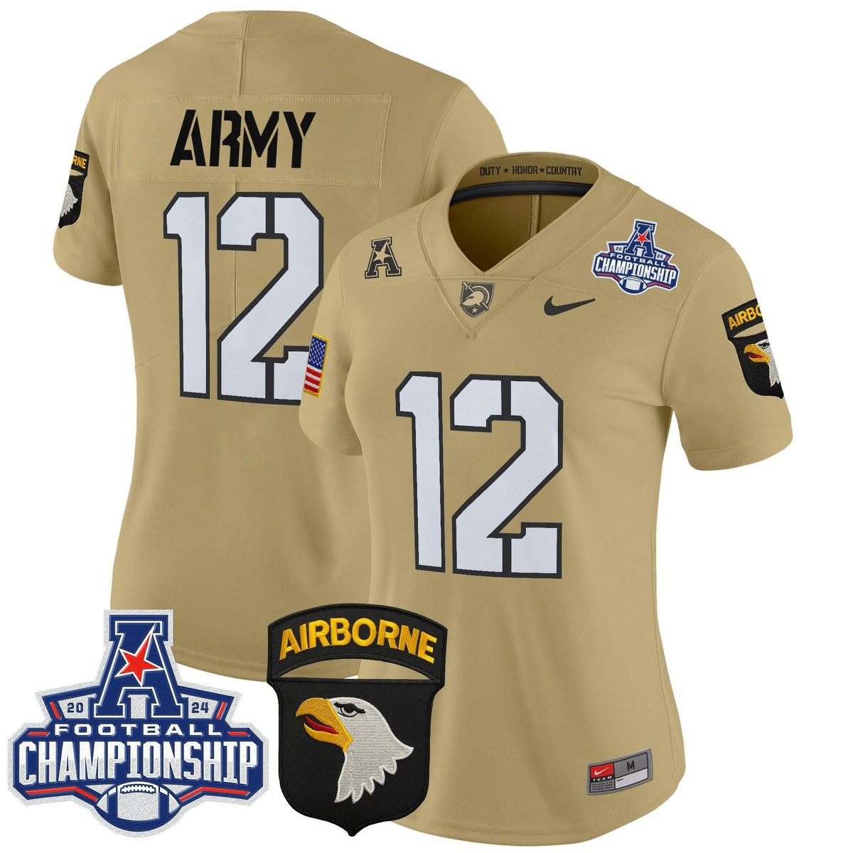 Women's ABK 2024 AAC Championship Patch Vapor Limited Jersey V2 - Stitched