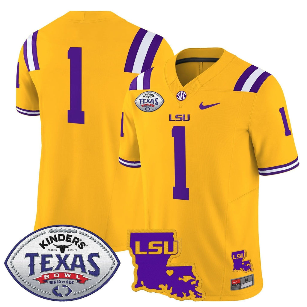 LSU 2024 Texas Bowl Patch Vapor Limited Jersey
