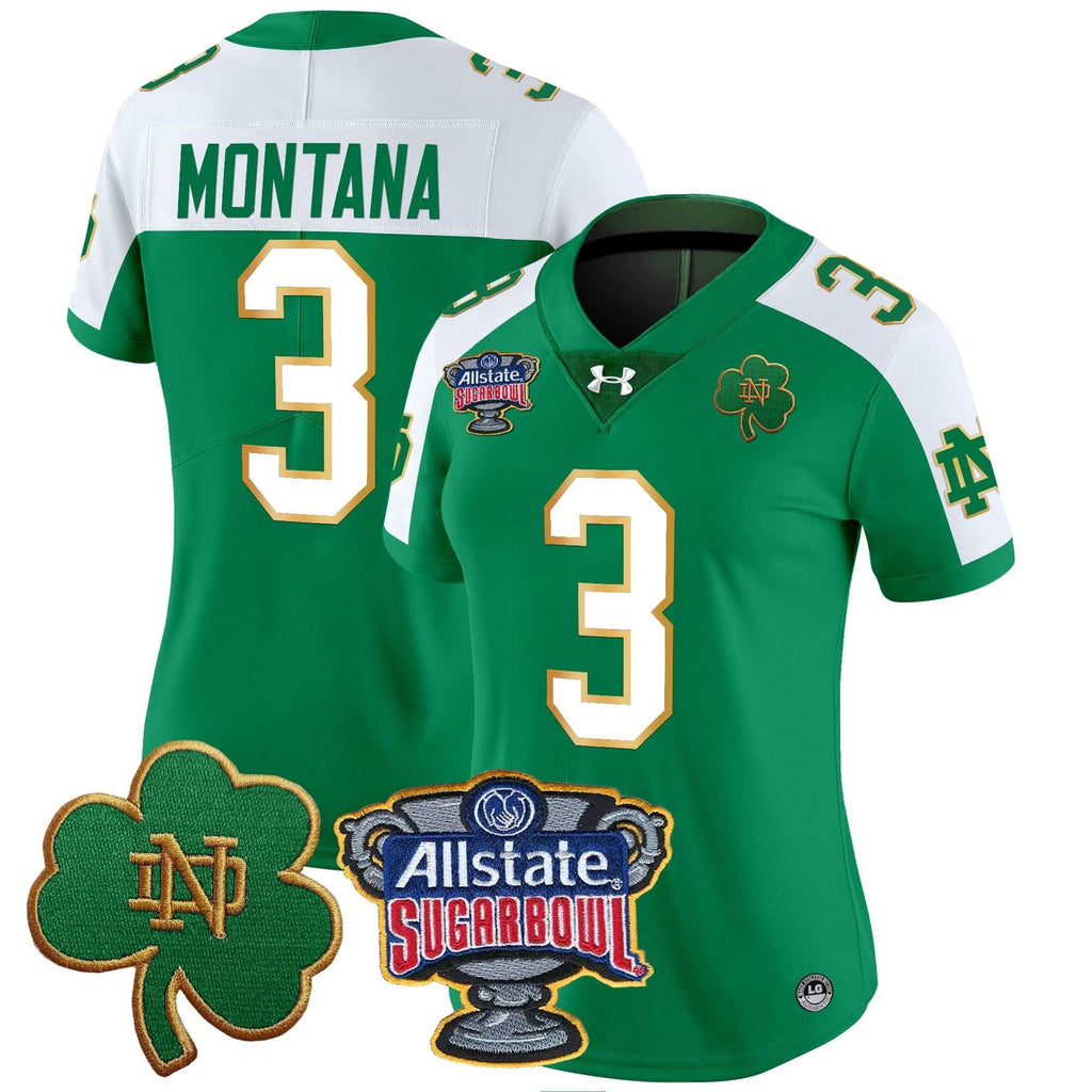 Women's NDFI 2024 Sugar Bowl Patch Vapor Limited Jersey - Stitched