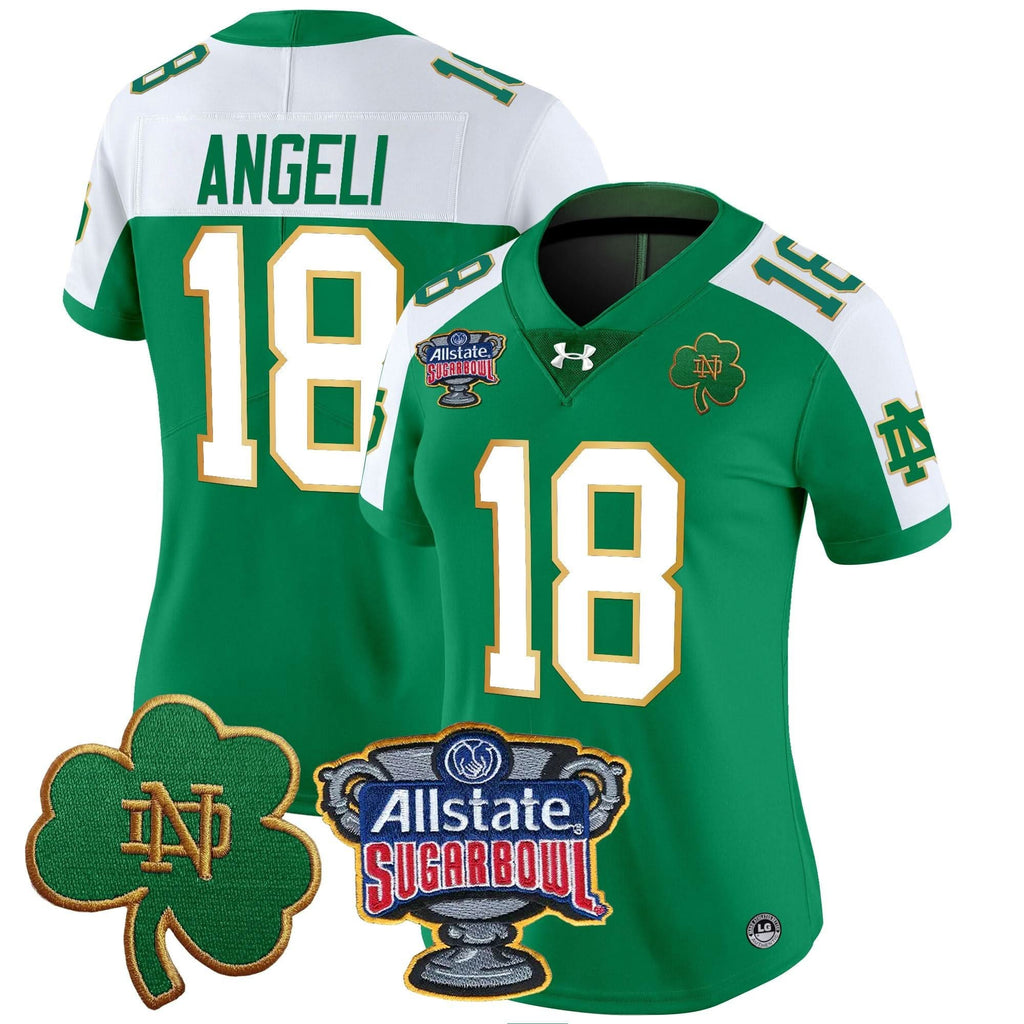 Women's NDFI 2024 Sugar Bowl Patch Vapor Limited Jersey - Stitched
