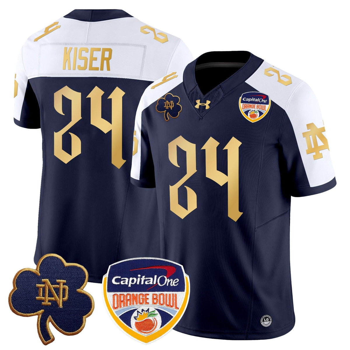 NDFI 2024 Orange Bowl Patch Vapor Limited Jersey V2