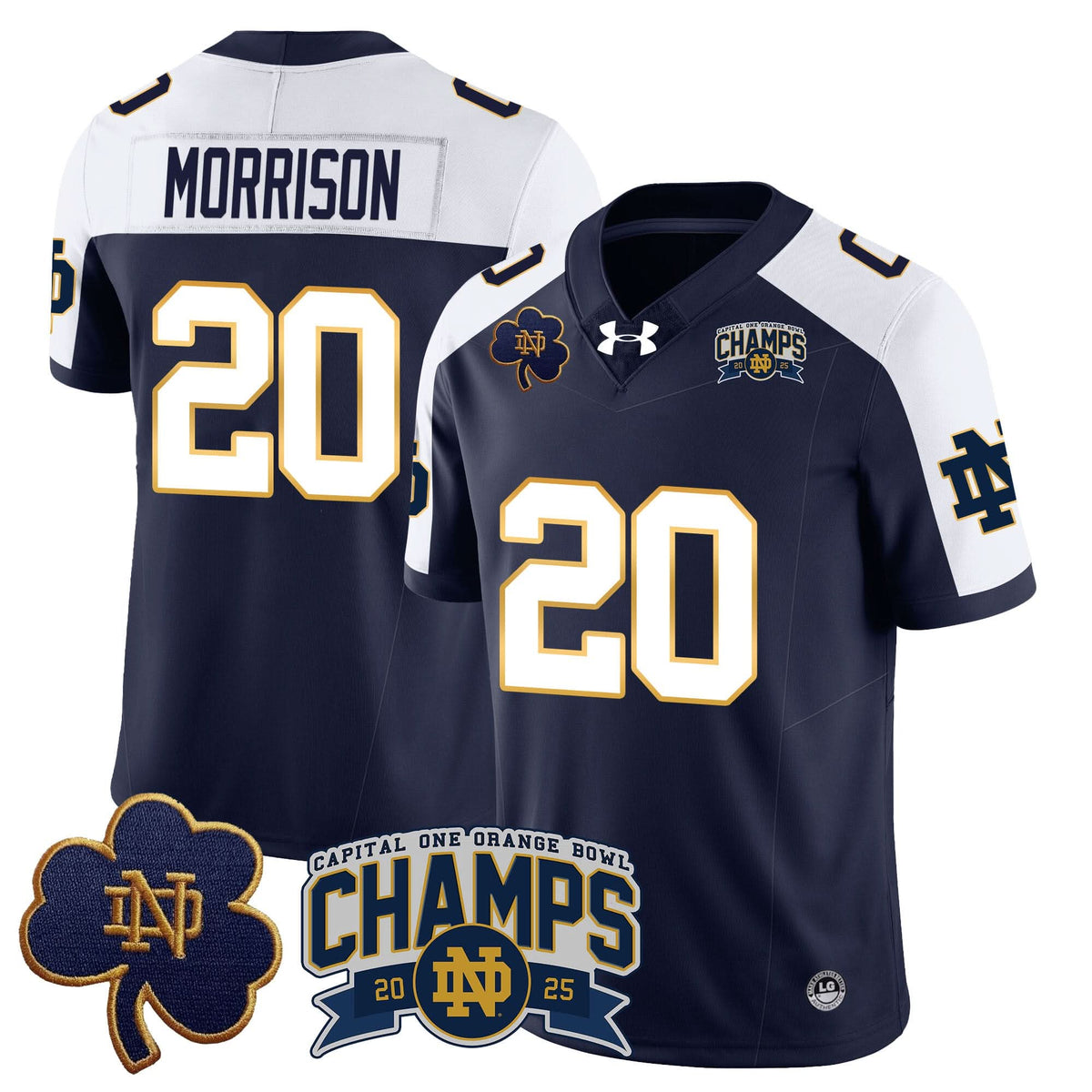 NDFI 2025 Orange Bowl Champions Jersey N6