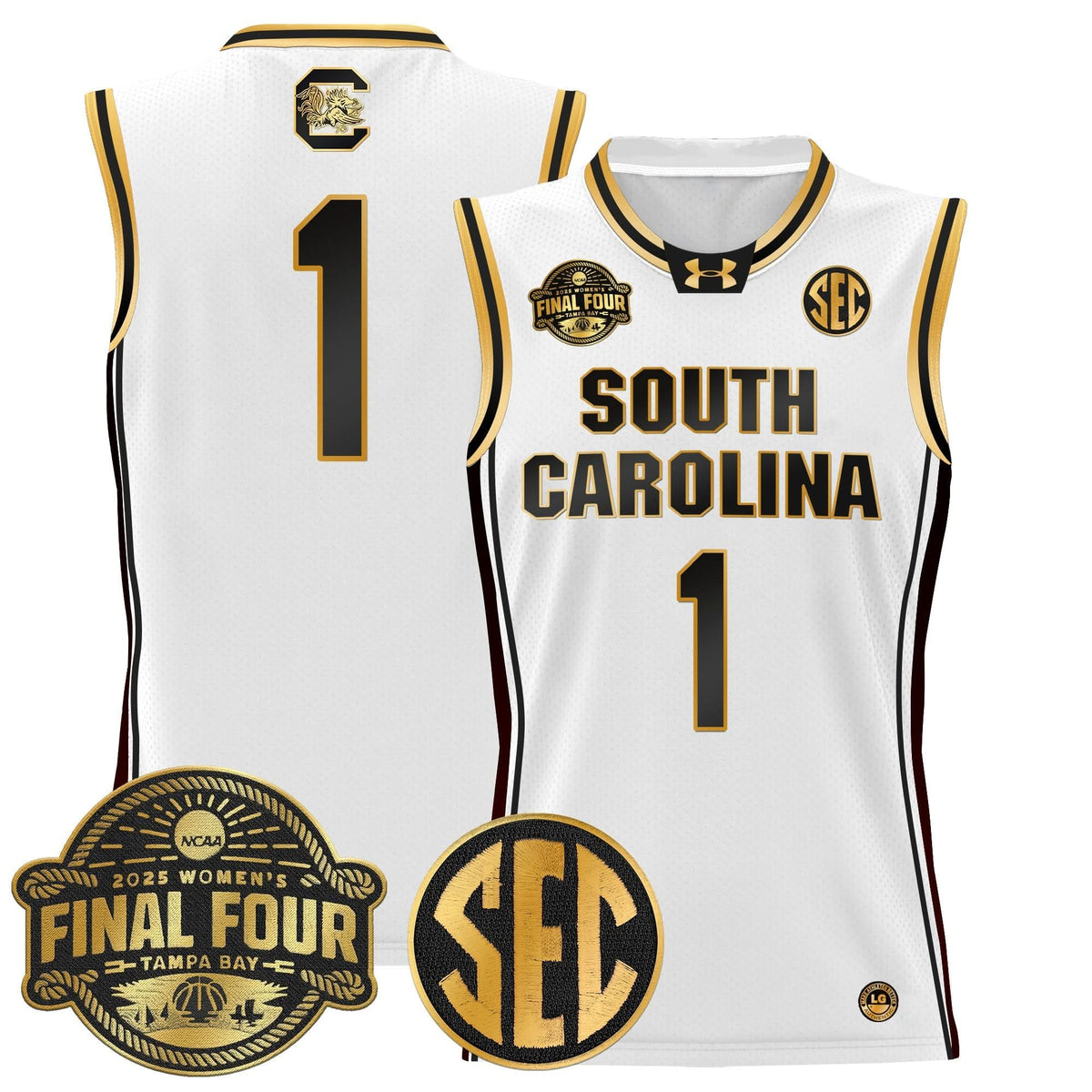 SCG 2025 Sec Women's Final Four Patch Lightweight Basketball Jersey - Stitched