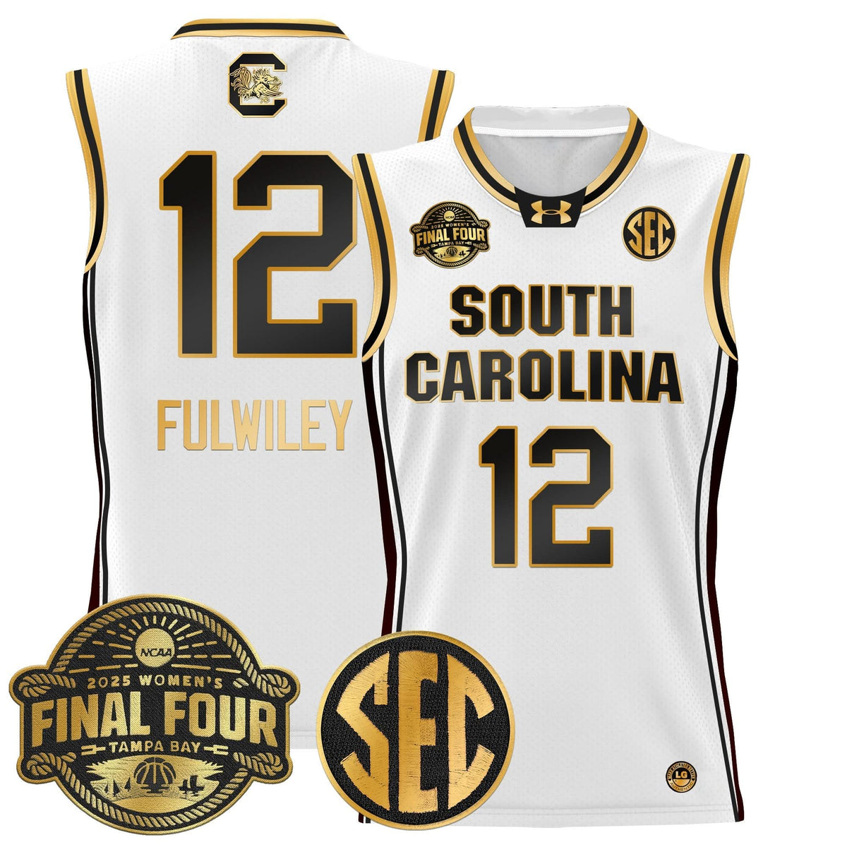 SCG 2025 Sec Women's Final Four Patch Lightweight Basketball Jersey - Stitched
