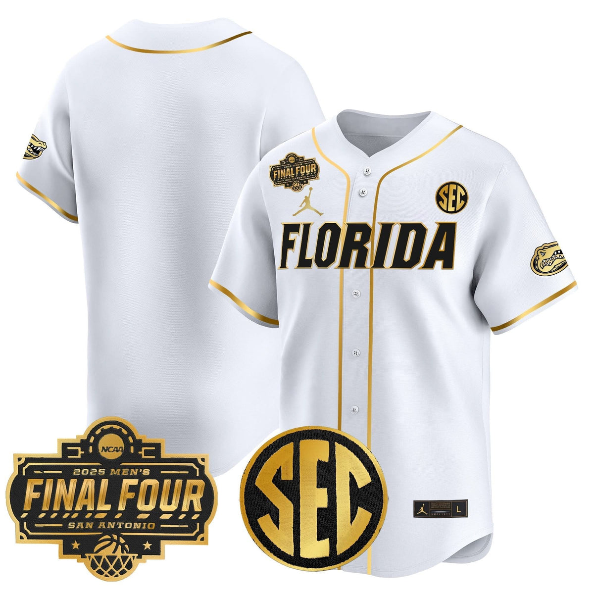 FG 2025 Final Four Patch Vapor Baseball Jersey - Stitched