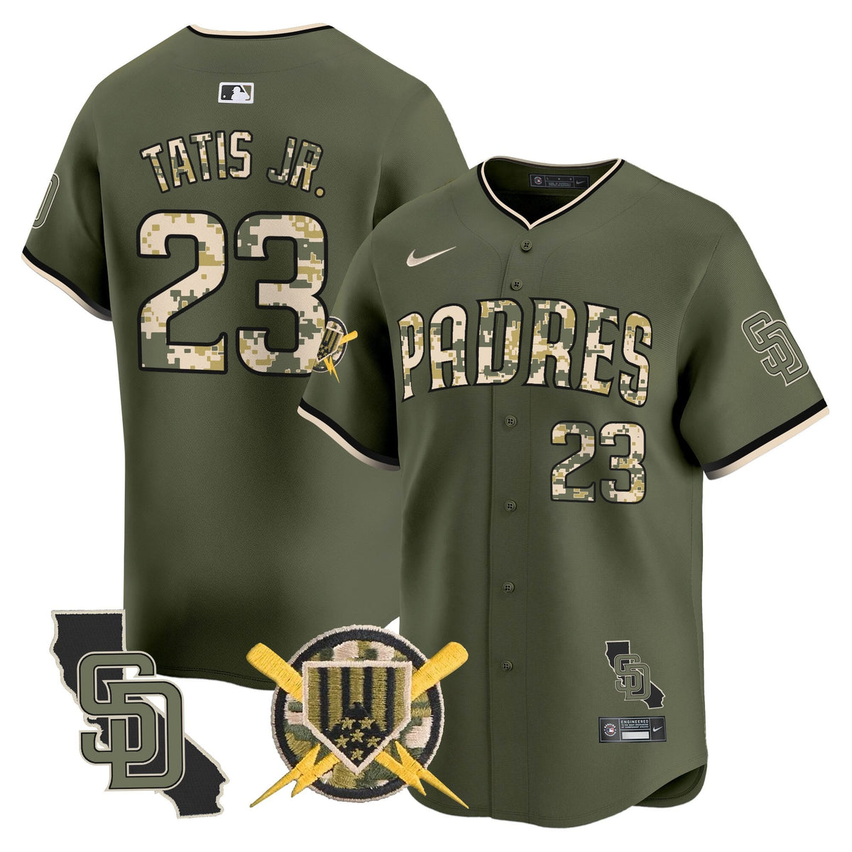SD Armed Forces Day Vapor Premier Limited Jersey - Stitched