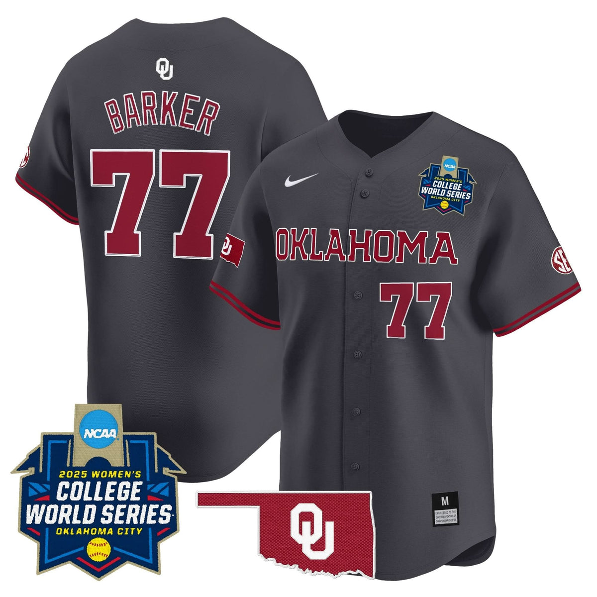 OS Softball 2025 World Series (WCWS) Vapor Premier Limited Jersey - Stitched