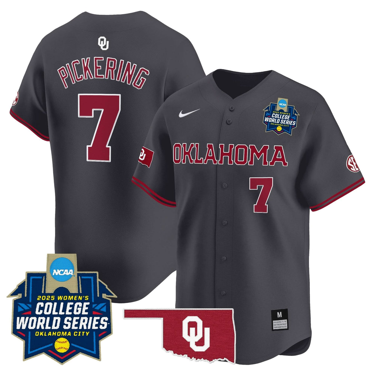 OS Softball 2025 World Series (WCWS) Vapor Premier Limited Jersey - Stitched
