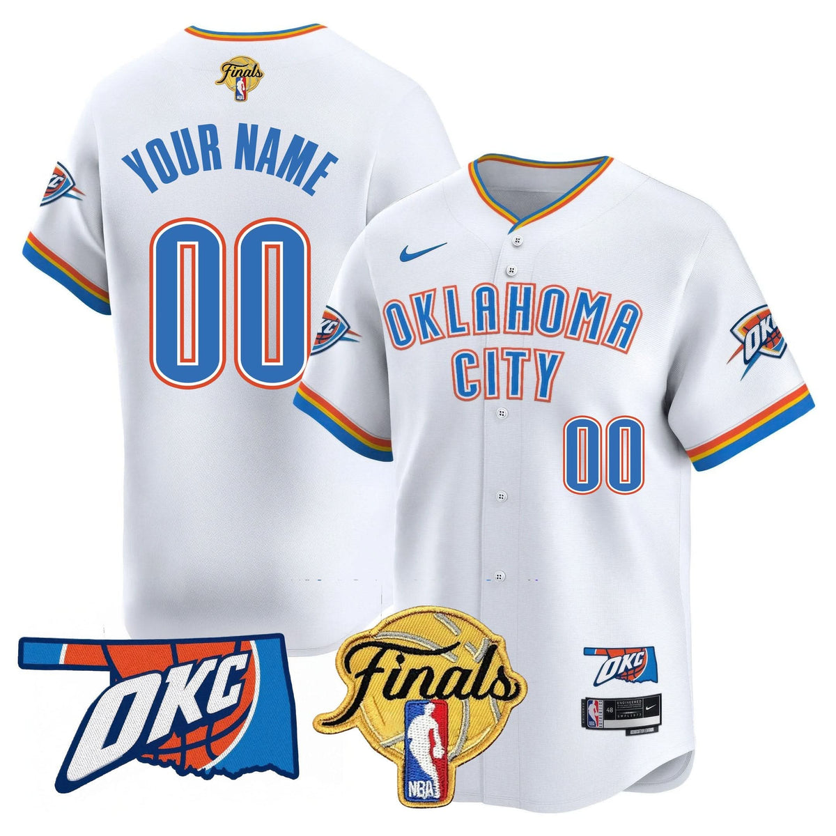 OKC Baseball Jersey - Final Patch - Stitched