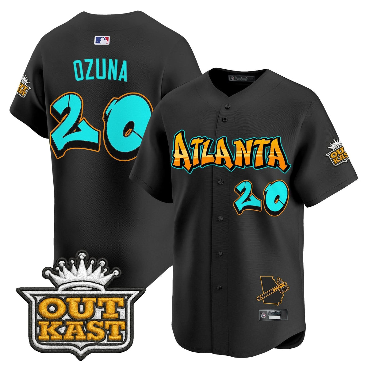 AB 'Graffiti A-Town Edition' Vapor Premier Limited Jersey - Stitched