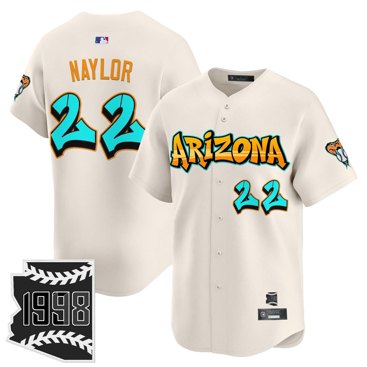 AD 'Graffiti Desert Ink Edition' Vapor Premier Limited Jersey - Stitched