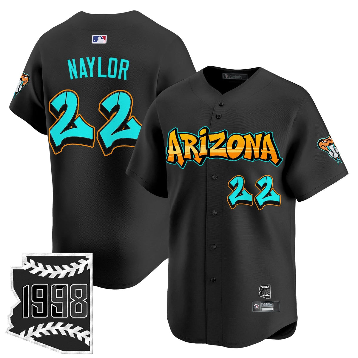 AD 'Graffiti Desert Ink Edition' Vapor Premier Limited Jersey - Stitched