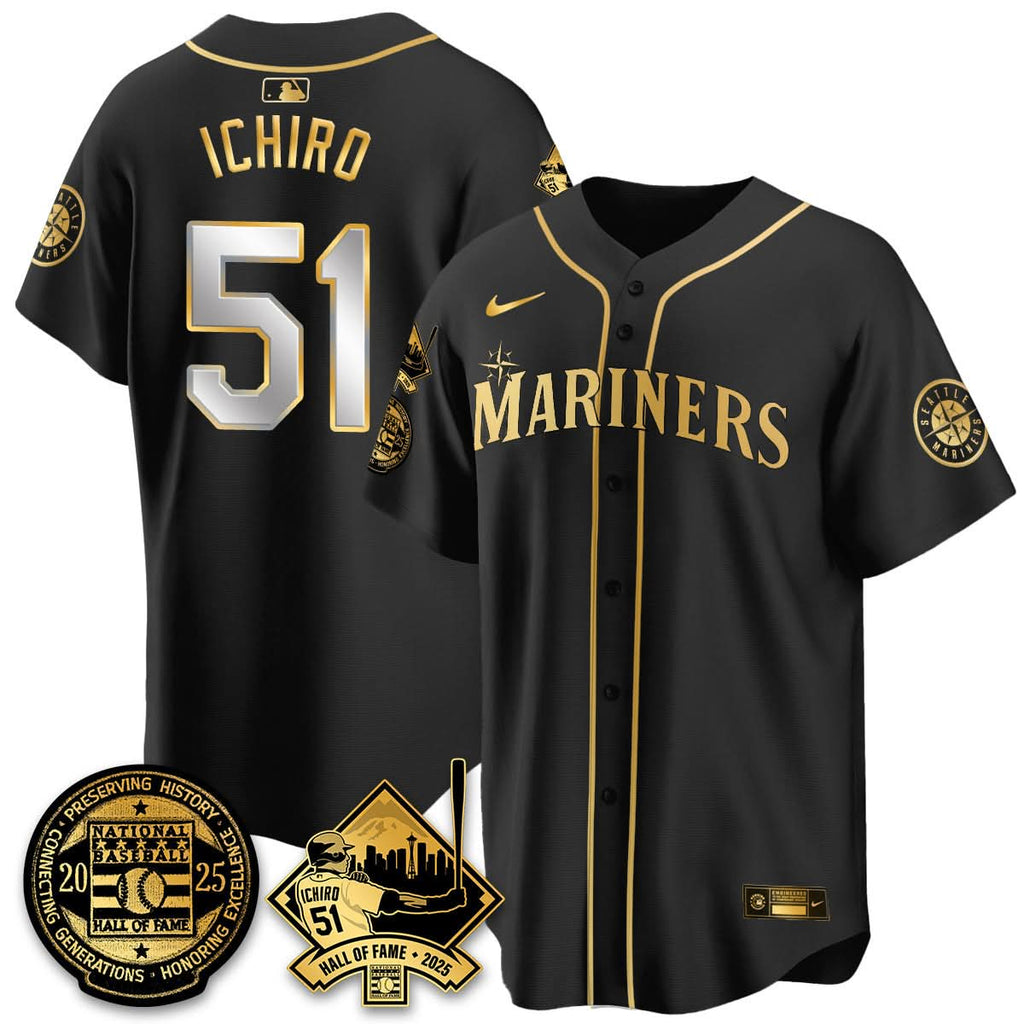 SM Ichiro Number Retirement Jersey V2 - Stitched