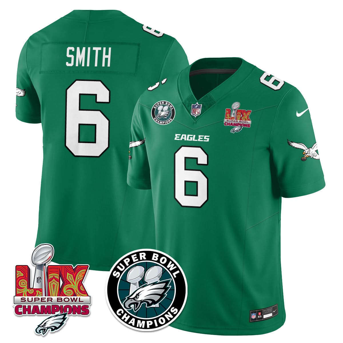 PE Super Bowl LIX Champions Jersey - Stitched