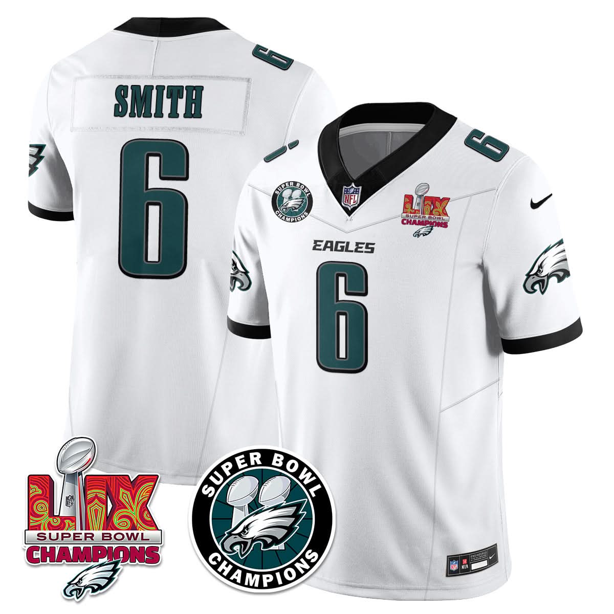 PE Super Bowl LIX Champions Jersey - Stitched