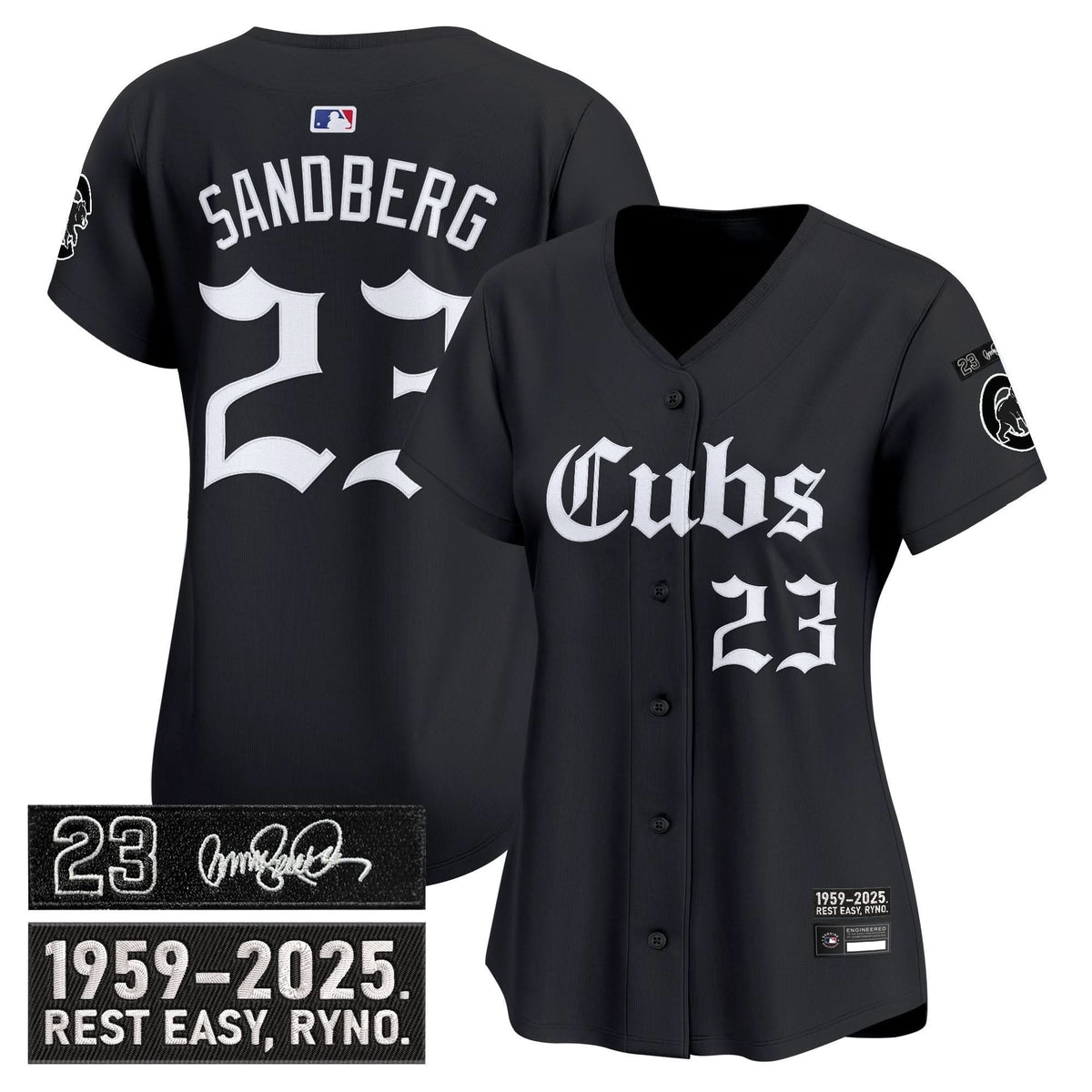 Women's CC 'Ryne Sandberg Tribute' Vapor Premier Limited Jersey - Gothic Edition - Stitched