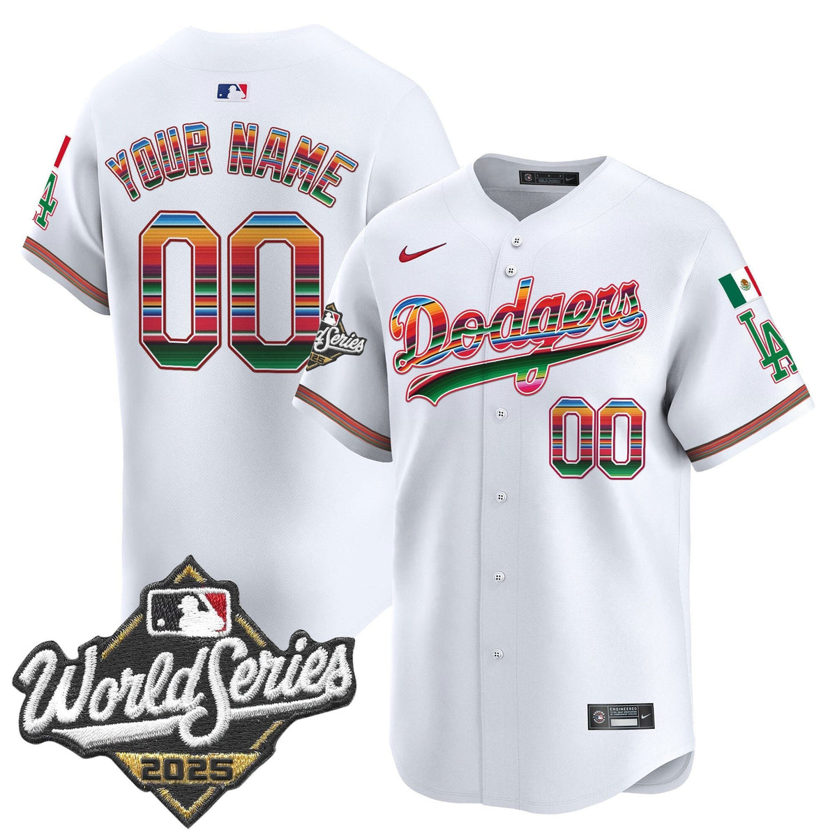 LAD Mexico 2025 World Series Vapor Premier Limited Custom Jersey - Stitched