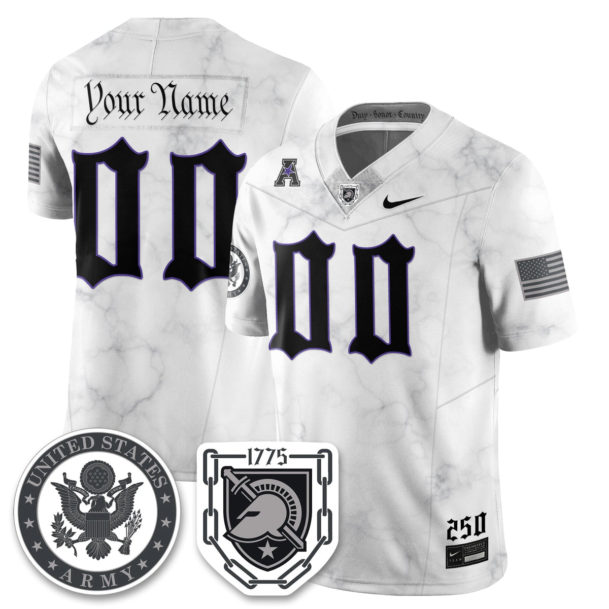 Custom ABK Vapor Limited Jersey - 250 Years of Service and Sacrifice
