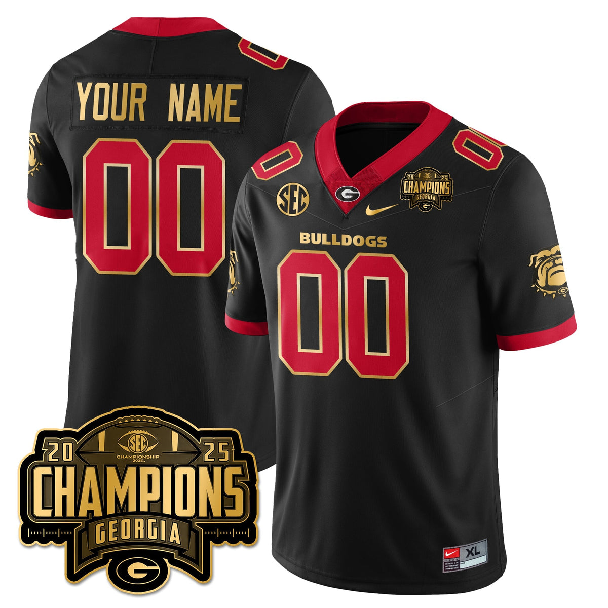 UGA Vapor Limited Jersey - SEC Football Champions