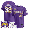 LSU 2025 College World Series Champions Limited Jersey - Stitched