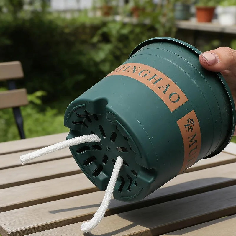 Automatic Water Absorbing Flower Pots Lazy Person Fern Breathable Water Easy Fill Root Protection Home Windowsill Green Plants