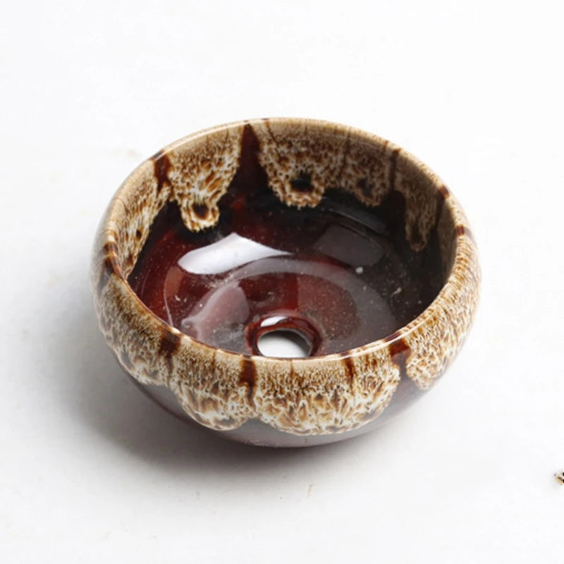 6Pcs Plants Growing Bonsai Home Garden Office Decor Mini Succulent Potted Plant Flower Ceramic Set Flower Pot For Indoor Flowers