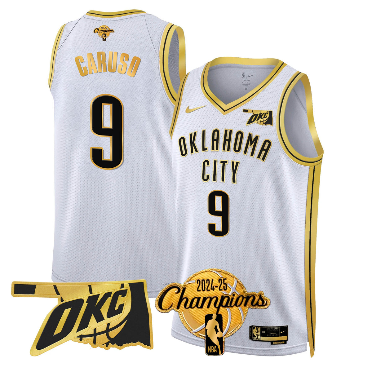 OKC 2024-25 Champions Jersey - Stitched