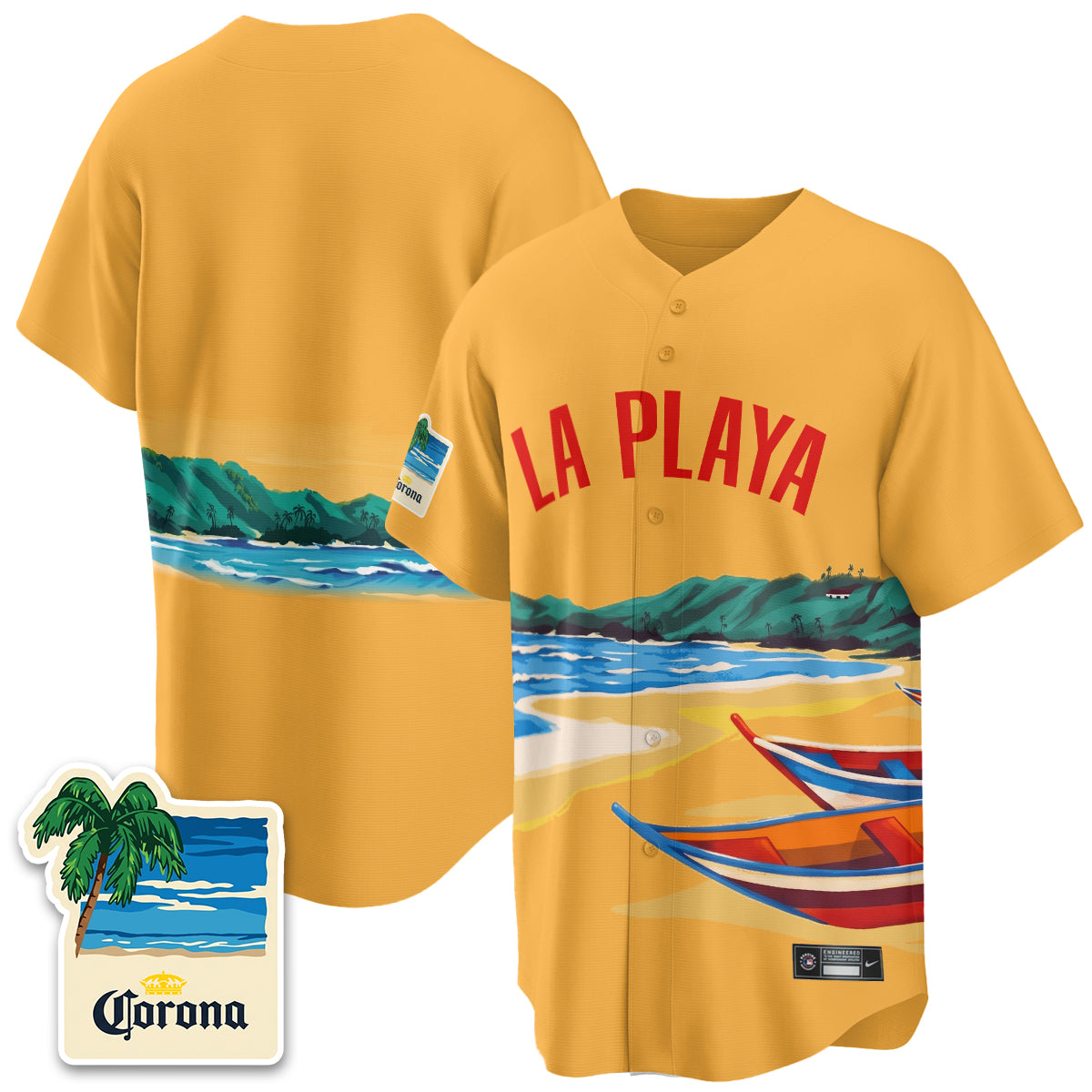 ATL Beach Connect "La Playa" Edition Vapor Jersey- Patch Stitched
